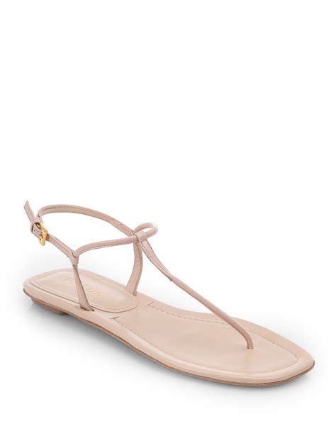 prada beach thong sandal|prada women's thong sandals.